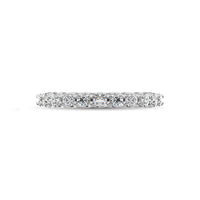 Thumbnail for 14K White Gold Diamond 5/8 Ct.Tw. 9 Stone Anniversary Band