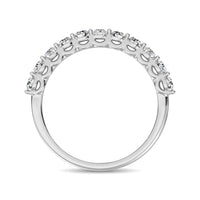 Thumbnail for 14K White Gold Diamond 3/4 Ct.Tw. 9 Stone Anniversary Band