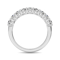 Thumbnail for 14K White Gold Diamond 1 Ct.Tw. 9 Stone Anniversary Band