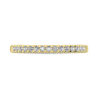Thumbnail for 14K Yellow Gold Diamond 1/5 Ct.Tw. 9 Stone Anniversary Band
