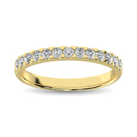 Thumbnail for 14K Yellow Gold Diamond 2/5 Ct.Tw. 9 Stone Anniversary Band
