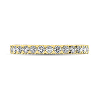 Thumbnail for 14K Yellow Gold Diamond 2/5 Ct.Tw. 9 Stone Anniversary Band