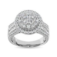 Thumbnail for Diamond 1 1/2 Ct.Tw. Round Shape Engagement Ring in 10K White Gold