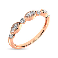 Thumbnail for Diamond 1/5 Ct.Tw. Stack Band in 10K Rose Gold