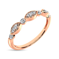 Thumbnail for Diamond 1/5 Ct.Tw. Stack Band in 10K Rose Gold