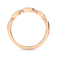 Thumbnail for Diamond 1/5 Ct.Tw. Stack Band in 10K Rose Gold