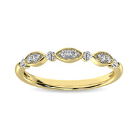 Thumbnail for Diamond 1/5 Ct.Tw. Stack Band in 10K Yellow Gold