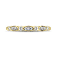 Thumbnail for Diamond 1/5 Ct.Tw. Stack Band in 10K Yellow Gold