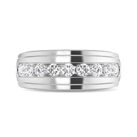 Thumbnail for Diamond 1 Ctw Comfort Fit Mens Band