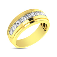 Thumbnail for Diamond 1 Ctw Comfort Fit Mens Band