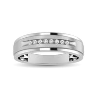 Thumbnail for Ladies 1/20 ctw Diamond Band in 10K White Gold