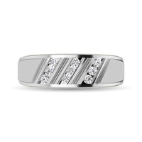 Thumbnail for Diamond 1/2 ct tw Mens Ring in 10K White Gold