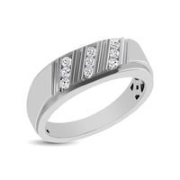 Thumbnail for Diamond 1/2 ct tw Mens Ring in 10K White Gold