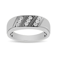 Thumbnail for Diamond 1/2 ct tw Mens Ring in 10K White Gold