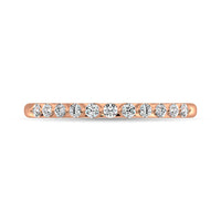 Thumbnail for 14K Rose Gold Diamond 1/4 Ctw Stackable Band
