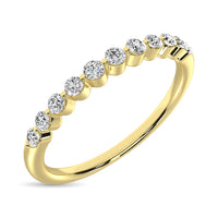 Thumbnail for Diamond 1/4 Ct.Tw. Anniversary Ring in 14K Yellow Gold