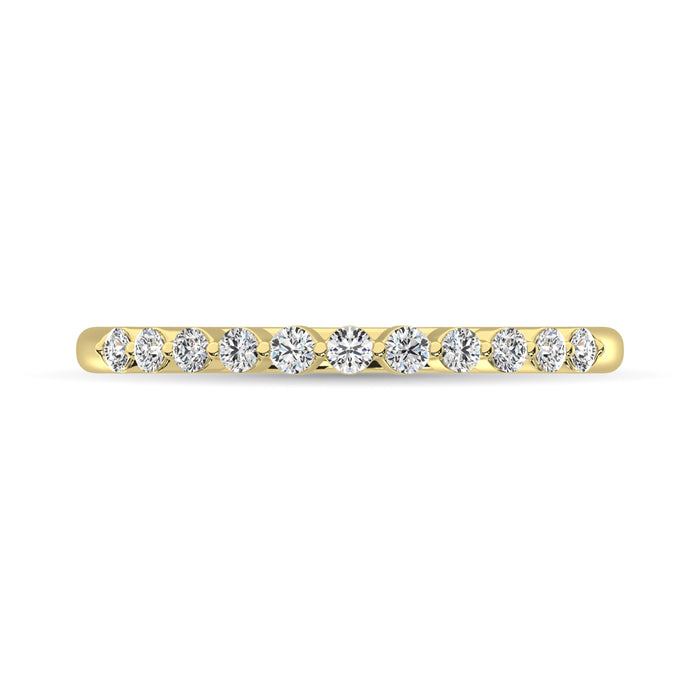 Diamond 1/4 Ct.Tw. Anniversary Ring in 14K Yellow Gold