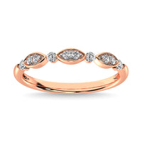 Thumbnail for Diamond 1/5 Ct.Tw. Stack Band in 14K Rose Gold