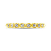 Thumbnail for Diamond 1/6 Ct.Tw. Stack Band in 10K Yellow Gold