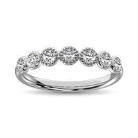 Thumbnail for Diamond 1/6 Ct.Tw. Stack Band in 14K White Gold