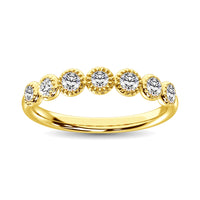 Thumbnail for Diamond 1/6 Ct.Tw. Stack Band in 14K Yellow Gold