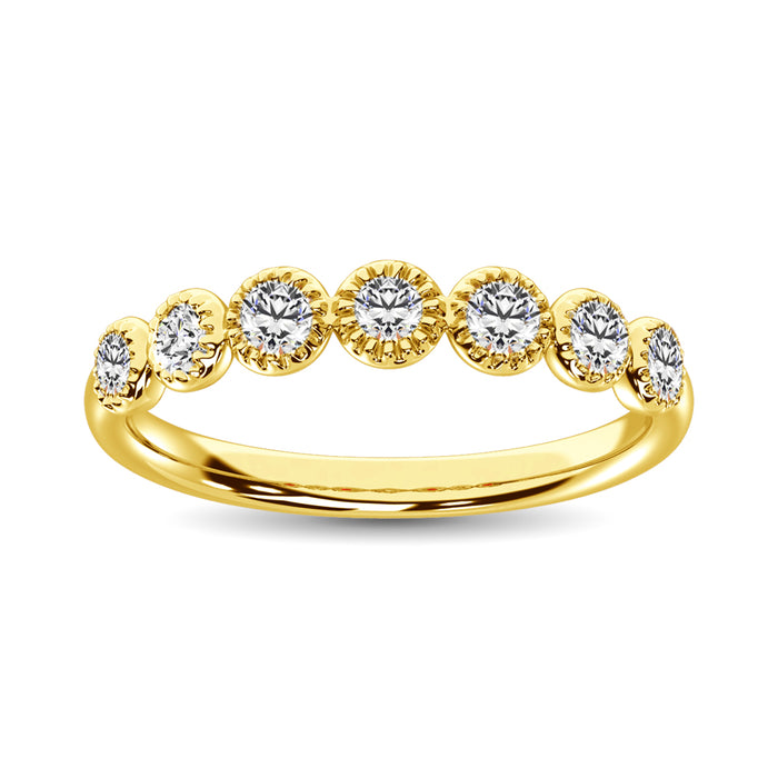 Diamond 1/6 Ct.Tw. Stack Band in 14K Yellow Gold