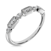 Thumbnail for 14K White Gold 1/6 Ctw Diamond Annivesary Ring