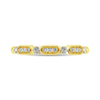 Thumbnail for Diamond 1/6 Ct.Tw. Stack Band in 14K Yellow Gold