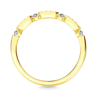 Thumbnail for Diamond 1/6 Ct.Tw. Stack Band in 14K Yellow Gold