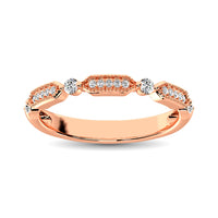 Thumbnail for Diamond 1/5 Ct.Tw. Stack Band in 14K Rose Gold