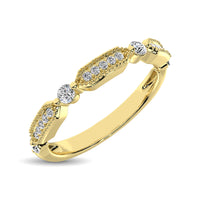 Thumbnail for Diamond 1/5 Ct.Tw. Stack Band in 14K Yellow Gold