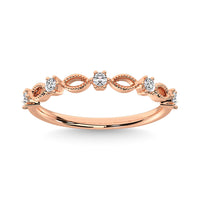 Thumbnail for Diamond 1/5 Ct.Tw. Stackable Ring in 14K Rose Gold