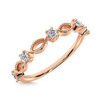 Thumbnail for Diamond 1/5 Ct.Tw. Stackable Ring in 14K Rose Gold