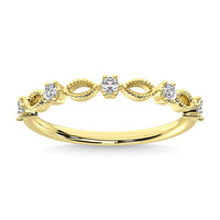 Thumbnail for Diamond 1/5 Ct.Tw. Stack Band in 14K Yellow Gold