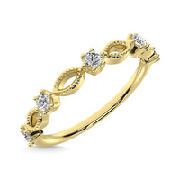 Thumbnail for Diamond 1/5 Ct.Tw. Stack Band in 14K Yellow Gold