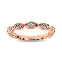Thumbnail for Diamond 1/5 Ct.Tw. Stack Band in 14K Rose Gold
