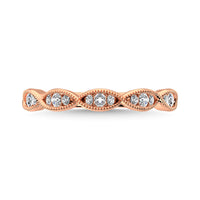 Thumbnail for Diamond 1/5 Ct.Tw. Stack Band in 14K Rose Gold