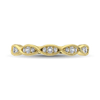 Thumbnail for Diamond 1/5 Ct.Tw. Stack Band in 14K Yellow Gold
