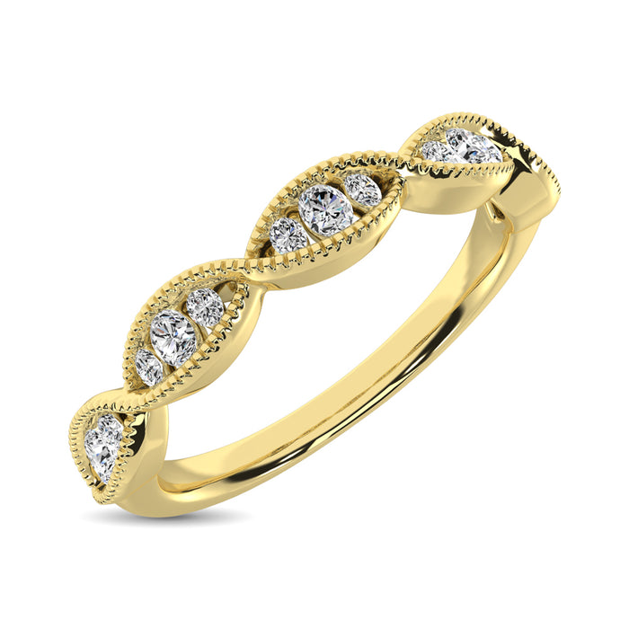 Diamond 1/5 Ct.Tw. Stack Band in 14K Yellow Gold