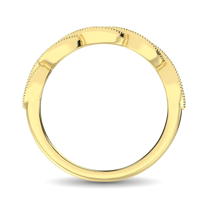 Diamond 1/5 Ct.Tw. Stack Band in 14K Yellow Gold