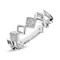 Thumbnail for Diamond 1/6 Ct.Tw. Stack Band in 14K White Gold