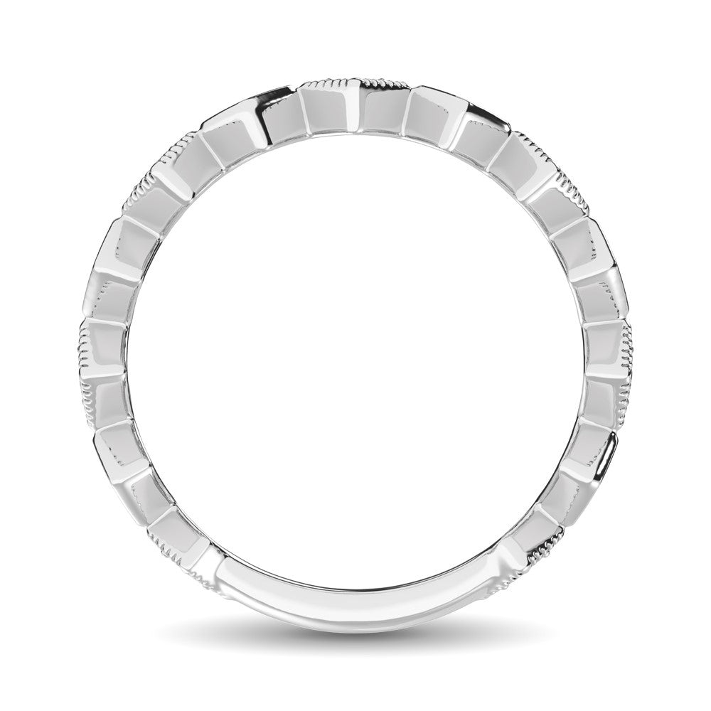 Diamond 1/6 Ct.Tw. Stack Band in 14K White Gold