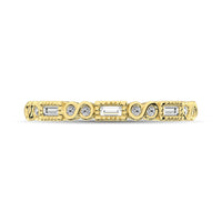 Thumbnail for Diamond 1/10 Ct.Tw. Stack Band in 14K Yellow Gold