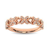 Thumbnail for Diamond 1/5 Ct.Tw. Stack Band in 14K Rose Gold