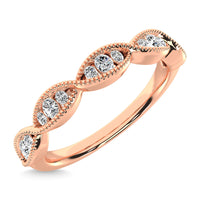 Thumbnail for Diamond 1/5 Ct.Tw. Stack Band in 14K Rose Gold
