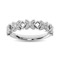 Thumbnail for Diamond 1/5 Ct.Tw. Stack Band in 14K White Gold