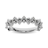 Thumbnail for Diamond 1/4 Ct.Tw. Stack Band in 14K White Gold