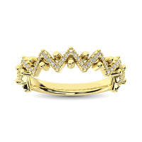 Thumbnail for Diamond 1/4 Ct.Tw. Stack Band in 14K Yellow Gold