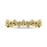 Thumbnail for Diamond 1/4 Ct.Tw. Stack Band in 14K Yellow Gold