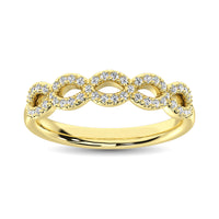Thumbnail for Diamond 1/4 Ct.Tw. Stack Band in 14K Yellow Gold